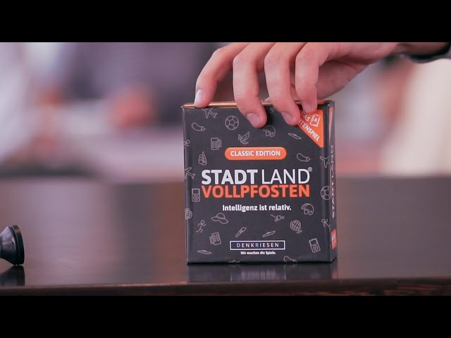 Video Teaser für STADT LAND VOLLPFOSTEN - Die Kartenspiele - Alle Editionen | DENKRIESEN