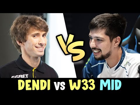 Dendi vs w33 MID — unexpected pick vs Zeus