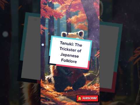 Tanuki: The Trickster of Japanese Folklore #japanesemythology  #history  #shorts  #tanuki