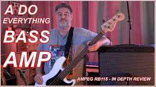 Video thumbnail for A Do Everything Bass Amp - Ampeg RB115 In Depth Review by Rockout Videography