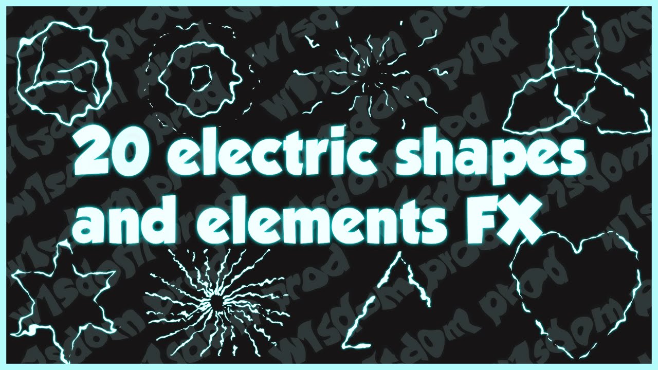 20 Electric Shapes and Elements VFX