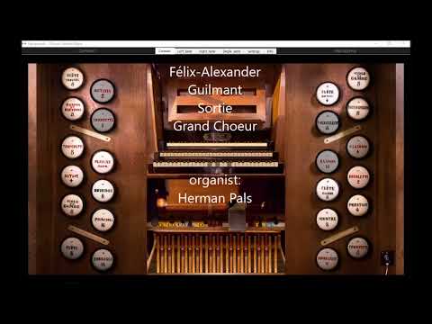 Félix-Alexander Guilmant Sortie Grand Choeur (Sonarte organ Hauptwerk Oloron)