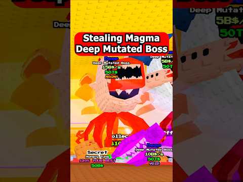 Stealing MAGMA Deep Mutated Boss in Steal a Fish Roblox #roblox #stealabrainrot #stealafish