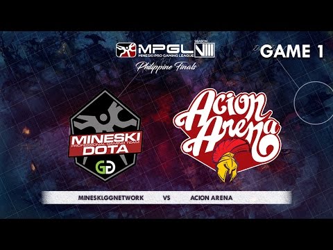 Mineski.GGnetwork vs Acion Arena | MPGL Season 8 Philippine Finals | Grand Finals | Game 1