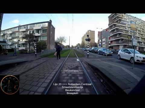 Cabinerit RET tram 20 Route 2017