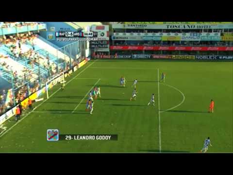 Gol de Godoy. Rafaela 0 Arsenal 6. Fecha 19.Torneo Primera División 2014.FPT