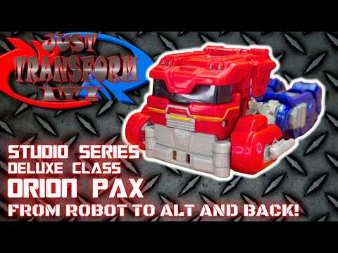 JUST TRANSFORM IT!: Studio Series Deluxe Orion Pax (TF One)