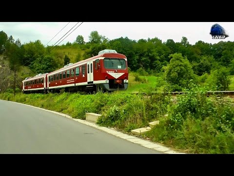 Cursa: Automotor DH2 VS Masina/Race: DH2 DMU  VS Car in Apuseni Mountains