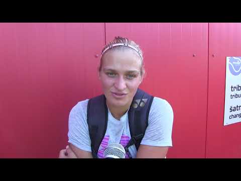 Johana Marková po vítězství v 1. kole PRESTIGE Tennis Cupu 2018