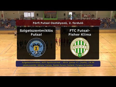 Férfi Futsal Osztályozó: Szigetszentmiklós Futsal - FTC Futsal-Fisher Klíma 4-1 (2019.06.17, gólok)