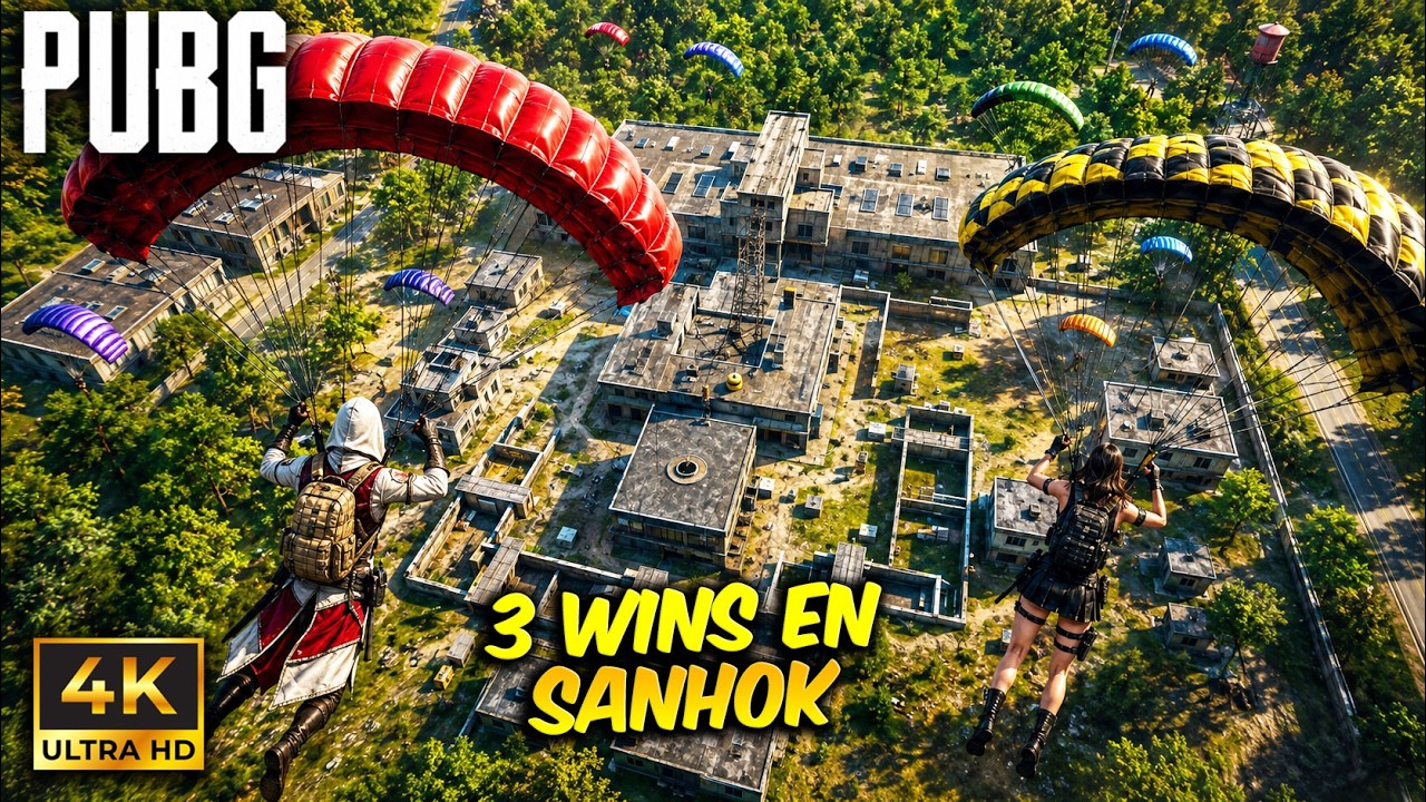PUBG PC: 3 PARTIDAS de SANHOK por si EXTRAÑAS este MAPA! 😎👌 Graficos al MAXIMO