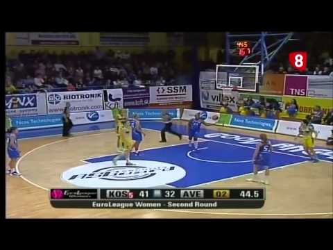 EuroLeague Women 12/13. Play-Offs Day 1. Good Angels Kosice - Perfumerías Avenida