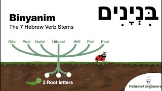 Understanding Hebrew Verbs - The Binyanim explained visually!
