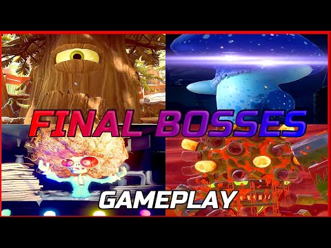 Plants vs Zombies Battle for Neighborville Final Bosses: Dreadwood, Major Problem, Blight Cap..