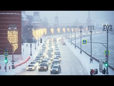 Video Thumbnail: Moskau: Stärkster Schneefall seit mehr als 200 Jahren