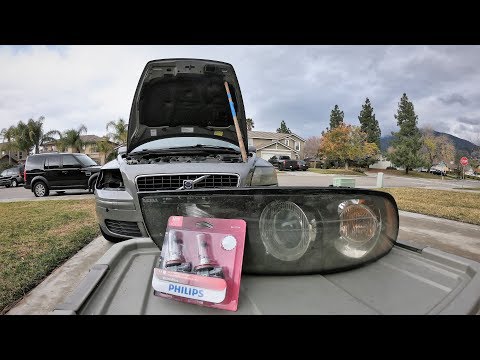 You Need Light To See = How To Replace Your Headlights ( Volvo S40)