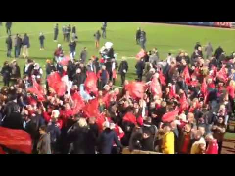 Supporters at Racing Metro