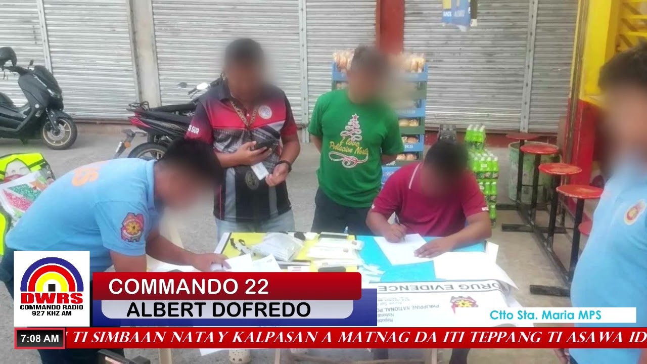 Lalaki nahulihan ng ilegal na Droga sa checkpoint ng Sta. Maria Police Station Probinsya ng Ilocos Sur