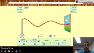 Intro to PhET Wave Motion simulation