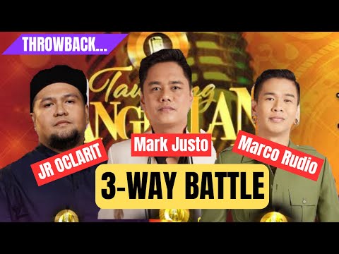 THROWBACK | The Iconic 3-Way Battle | JR Oclarit - Mark Justo - Marco Rudio | Man In A Mirror | TNT