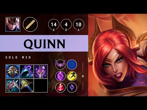 Quinn Mid vs Yone: Legendary - EUW Master Patch 14.20