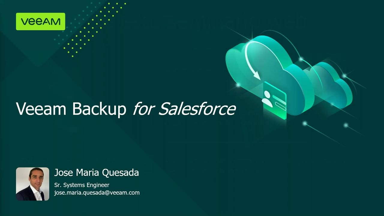 NEW Veeam Backup for Salesforce video