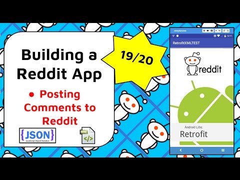 Posting Comments to Reddit Build a Reddit App Part 19
