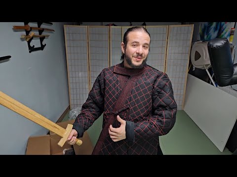 Japanese Style Gambeson from Akado Armory: The Ishidora Premium Fencing Gi (V2) with Arm Armor