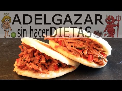 AREPAS INTEGRALES DE CARNE MECHADA # ADELGAZAR SIN HACER DIETAS
