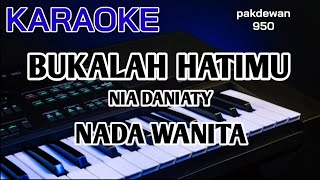Download lagu NIA DANIATY || BUKALAH HATIMU || KARAOKE || COVER mp3