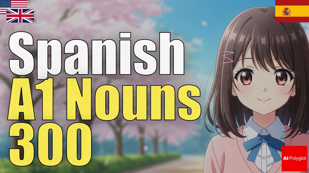 Spanish A1 Nouns 300 | Natural Listening | Must-Know