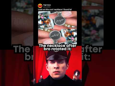 Do NOT flip this necklace ☠️