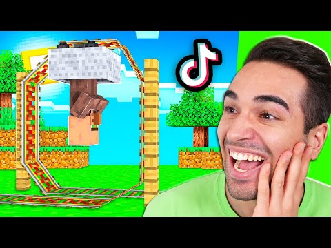 PROVO I NUOVI TIKTOK IMPOSSIBILI DI MINECRAFT