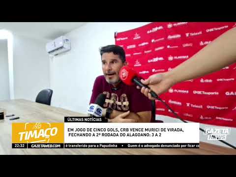 Press conference with coach Eduardo Barroca - CRB 3x2 Murici - 15-01-25