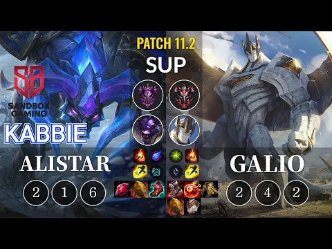 SB Kabbie Alistar vs Galio Sup - KR Patch 11.2