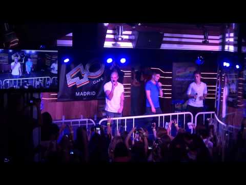The Wanted Chasing The Sun 40 Cafe 4 de julio 2013