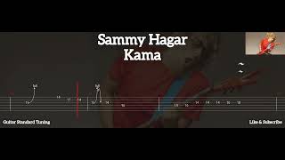 Sammy Hagar - Kama ( Tab Guitar )