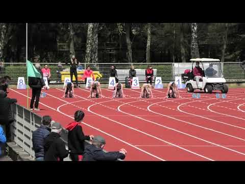 100m kobiet bieg 3 - Poznań 20210508