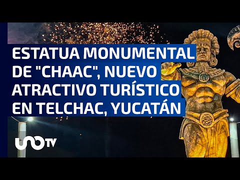 El Dios "Chaac" ya forma parte del panorama de Telchac en Yucatán