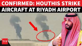BREAKING: MBS’ Aircraft Burns At Riyadh Airport After Houthis’ SHOCK Missile Attack On Saudi Capital