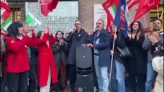 Bologna, il video del discorso di Lepore in piazza del Nettuno dopo la vittoria del No al referen...