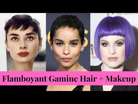 Kibbe Flamboyant Gamine: Hair + Makeup | My Authentic Style