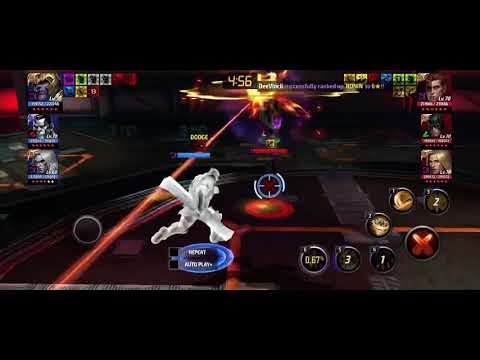 Marvel Future Fight- Thanos and lvl 60 Knull take on challenger league-Team 5/6