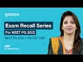 Exam Recall Series NEET PG INI CET OBG