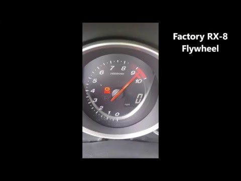 Stock VS Aluminum Flywheel RX 8