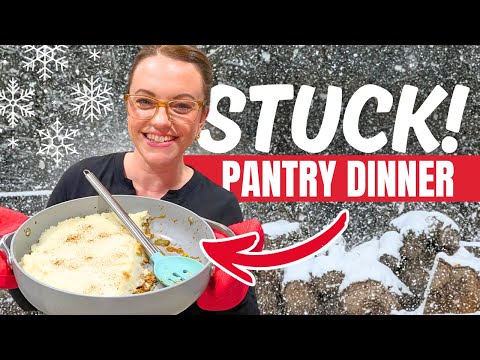 Snowed In.  Grocery Stores Closed.  I ALMOST Panicked. But...