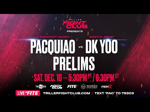 Manny Pacquaio vs DK Yoo Prelims l Undercard