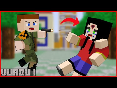 BEBEK ASKER SİNİRLENDİ, ÜVEY ANNEYİ VURDU 😱 - Minecraft ZENGİN FAKİR HAYATI