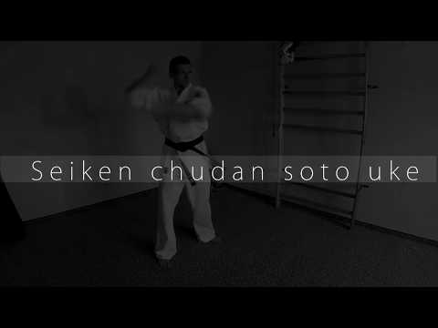 Seiken Chudan Soto Uke - Kyokushin Orange Belt 9th kyu block