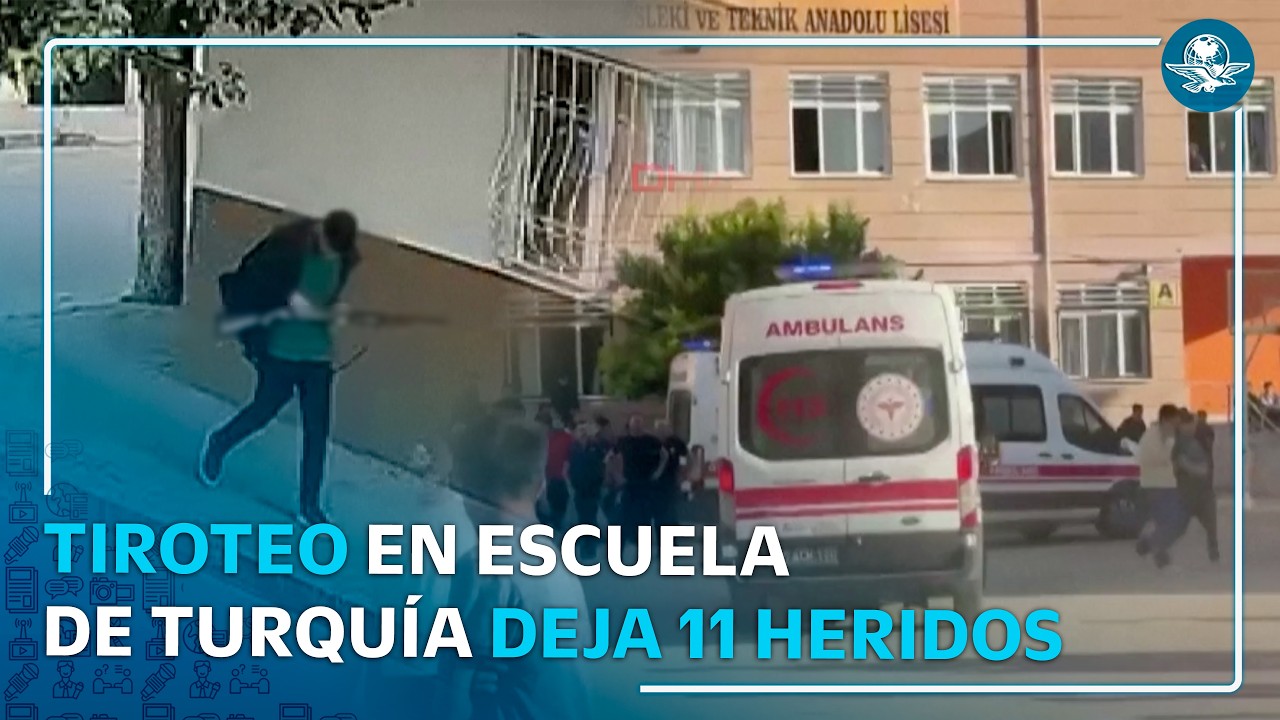 Adolescente de 15 años dispara cerca de escuela en Turquía y deja 11 heridos